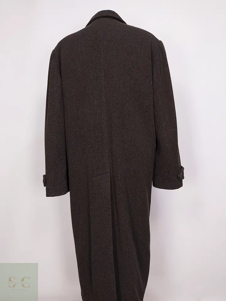 Abrigo Largo Café The Territory Ahead 80% Lana Talla L 16