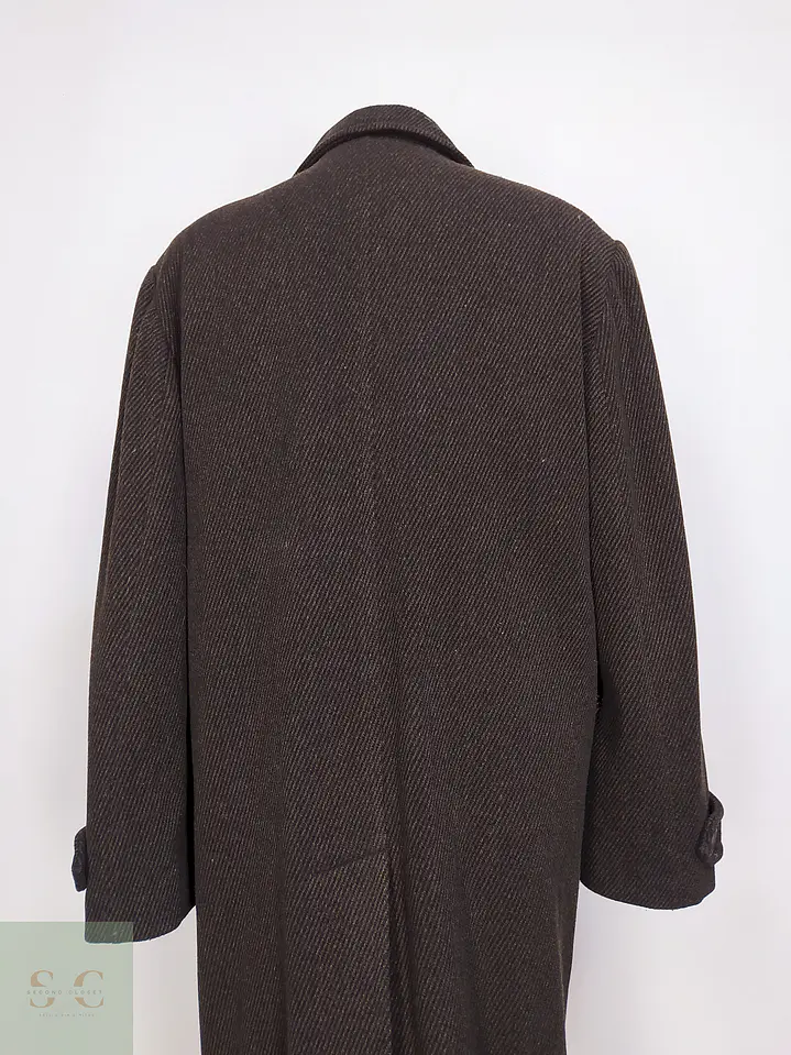 Abrigo Largo Café The Territory Ahead 80% Lana Talla L 17