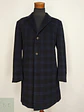 Abrigo Pronto Uomo Azul Negro Cuadros 55% Lana Talla L - Miniatura 1