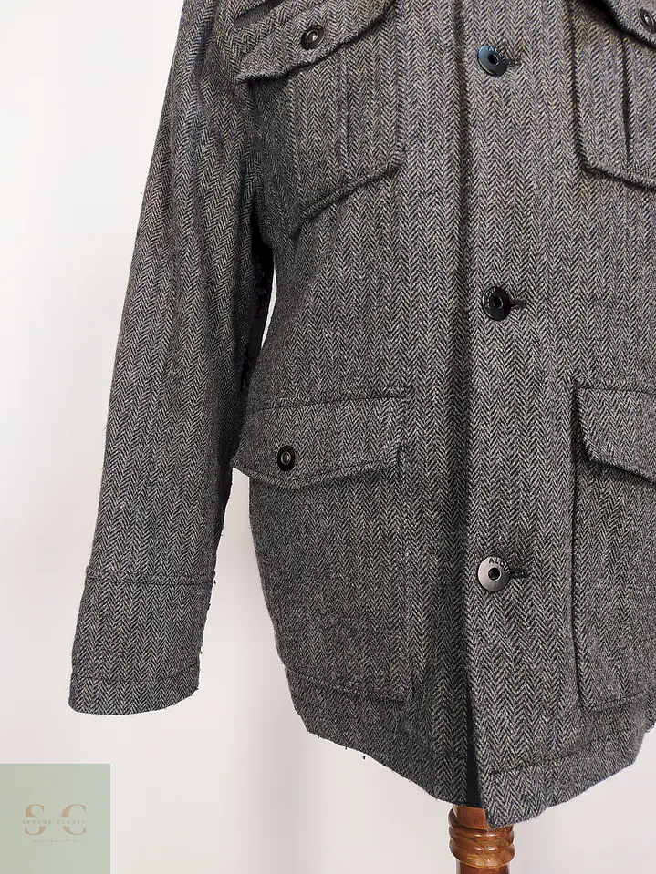 Chaqueta Utilitaria Plomo Angelo Litrico 80% Lana Talla L 2