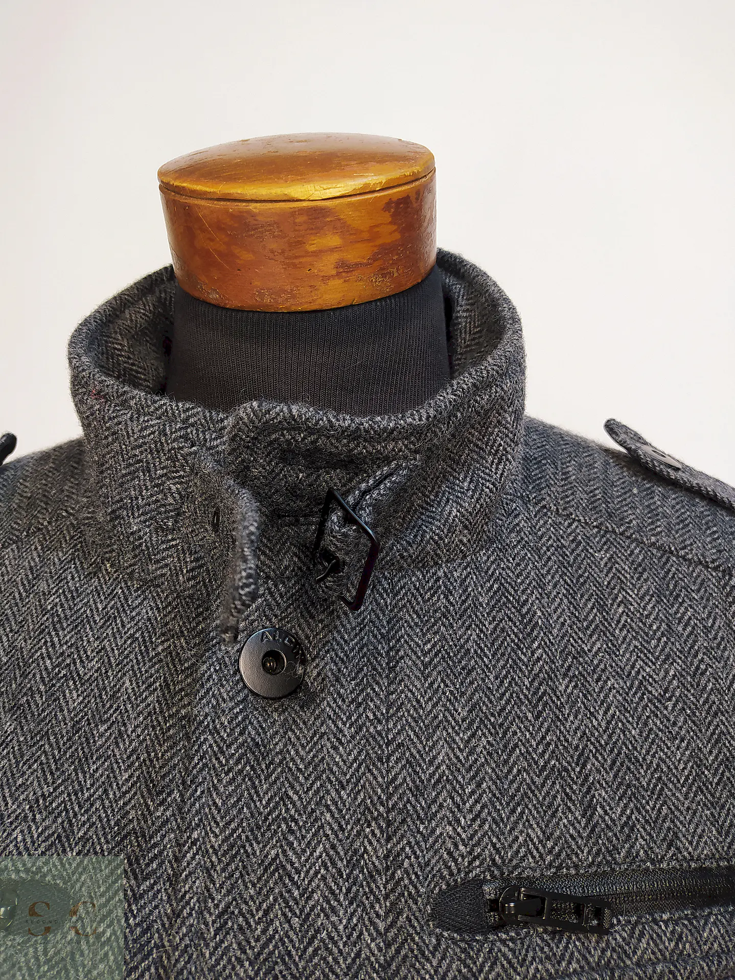 Chaqueta Utilitaria Plomo Angelo Litrico 80% Lana Talla L 6