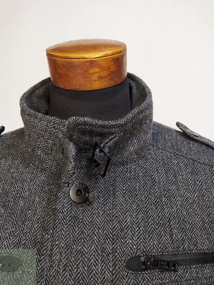 Chaqueta Utilitaria Plomo Angelo Litrico 80% Lana Talla L 6