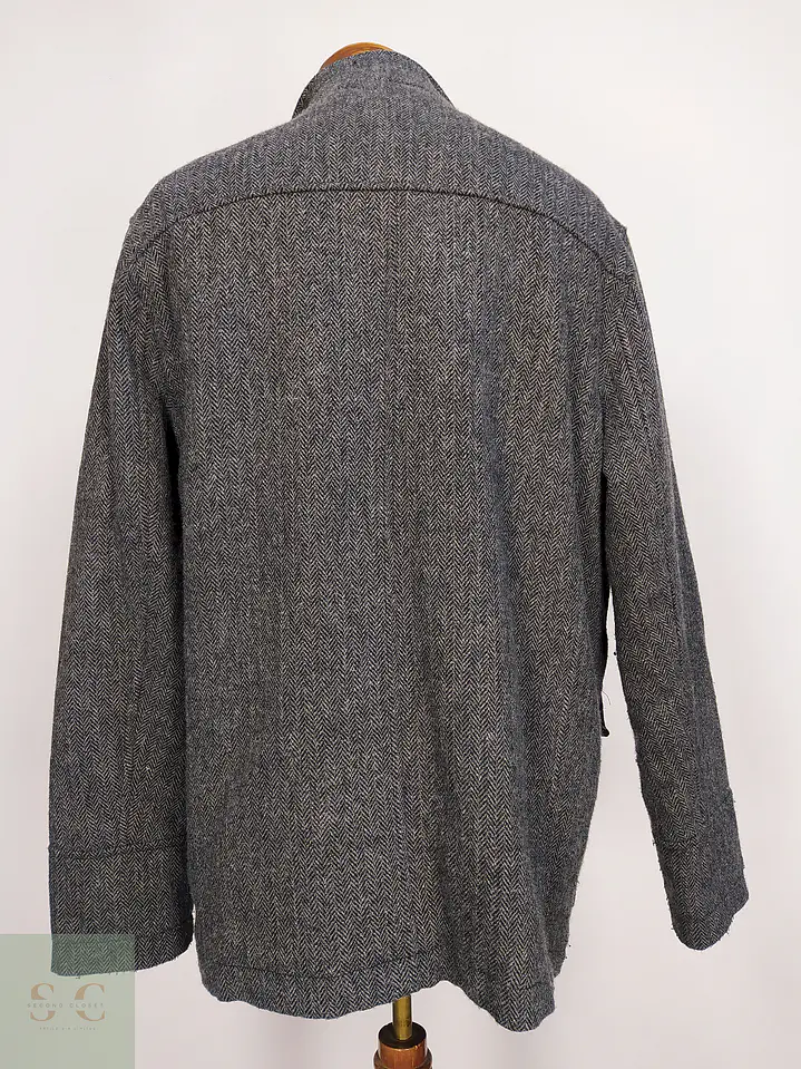 Chaqueta Utilitaria Plomo Angelo Litrico 80% Lana Talla L 11