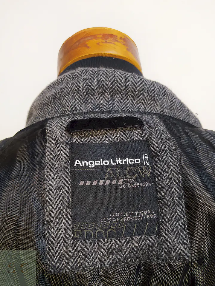 Chaqueta Utilitaria Plomo Angelo Litrico 80% Lana Talla L 12