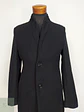 Abrigo Negro Zara 75% Lana Talla SM - Miniatura 4