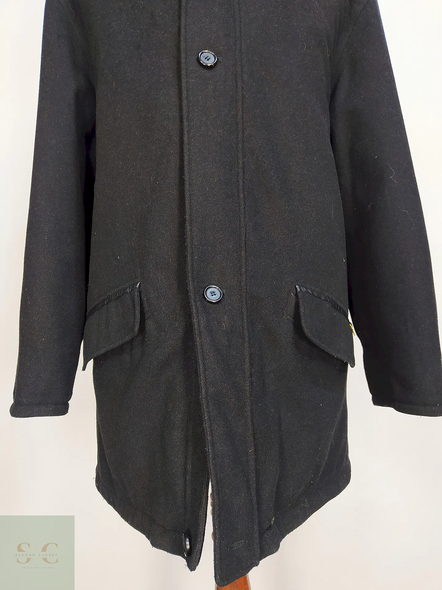 Chaquetón BSM Alpen Loden Plomo 50% Lana – Sympatex – Talla 2XL 10