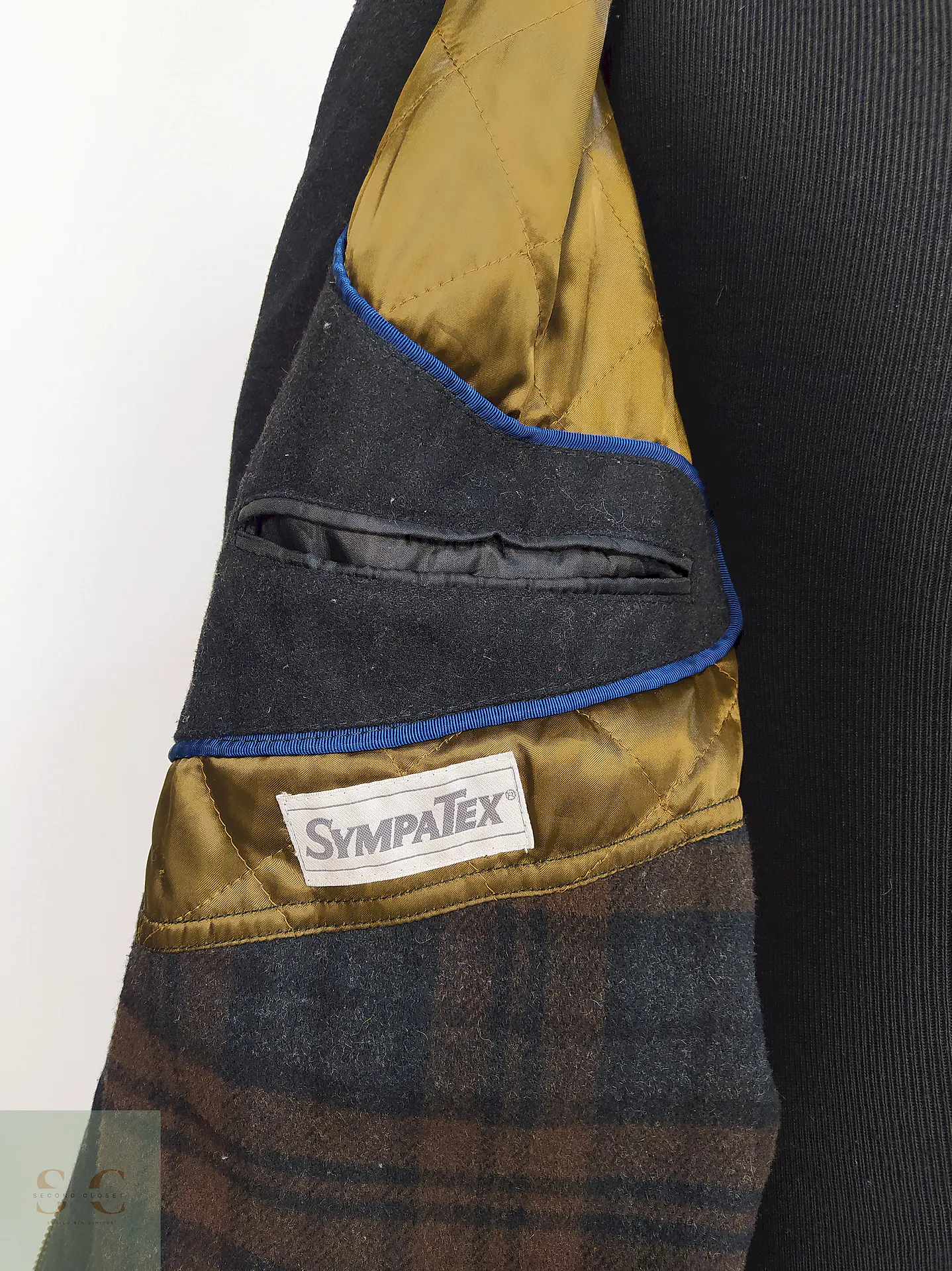 Chaquetón BSM Alpen Loden Plomo 50% Lana – Sympatex – Talla 2XL 18
