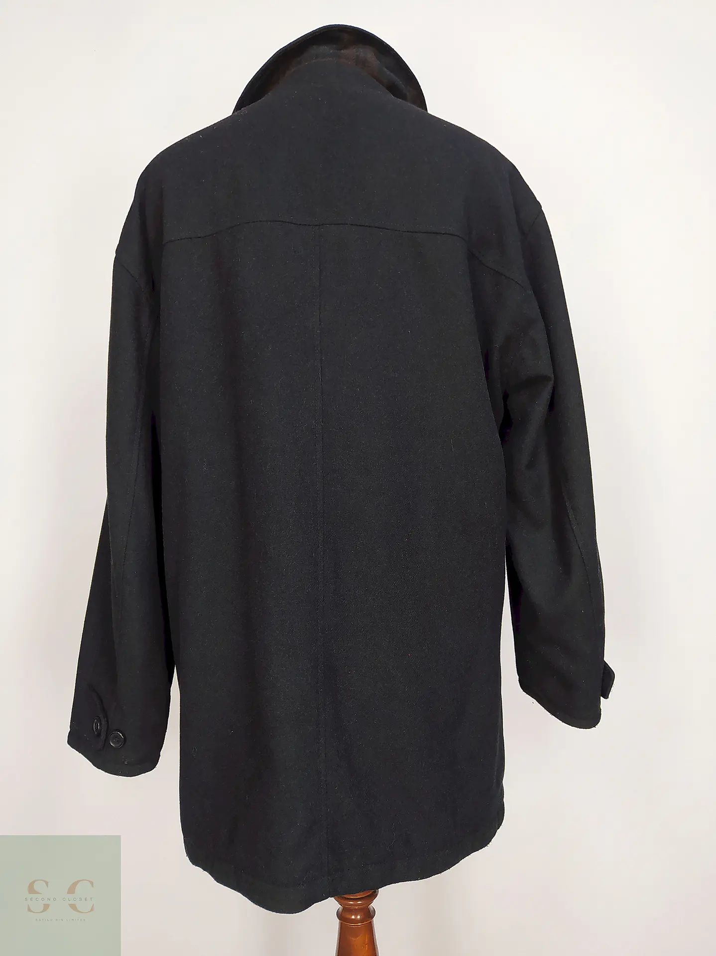Chaquetón BSM Alpen Loden Plomo 50% Lana – Sympatex – Talla 2XL 19