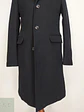 Abrigo Negro Zara Italian Lana Talla SM - Miniatura 8