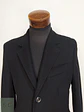 Abrigo Negro Zara Italian Lana Talla SM - Miniatura 3