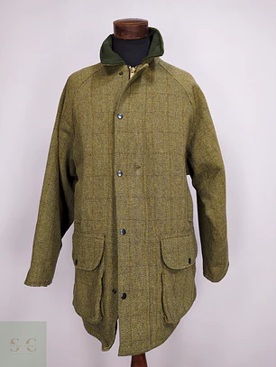 Abrigo Chaquetón Saddle Country Wear England Lana Tweed Talla 2XL
