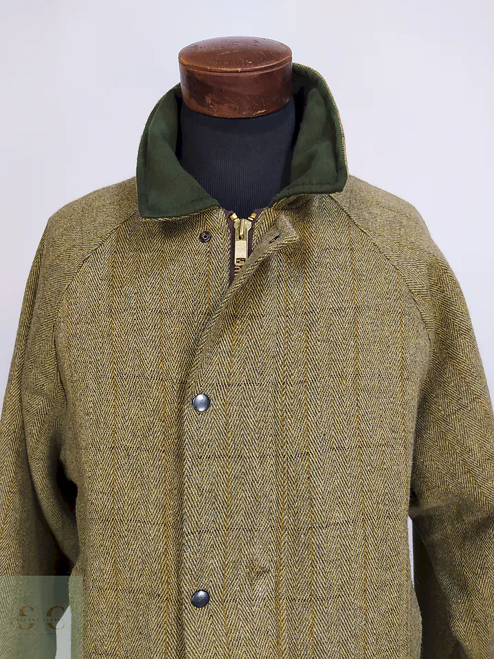 Abrigo Chaquetón Saddle Country Wear England Lana Tweed Talla 2XL 4