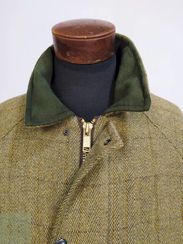 Abrigo Chaquetón Saddle Country Wear England Lana Tweed Talla 2XL 5