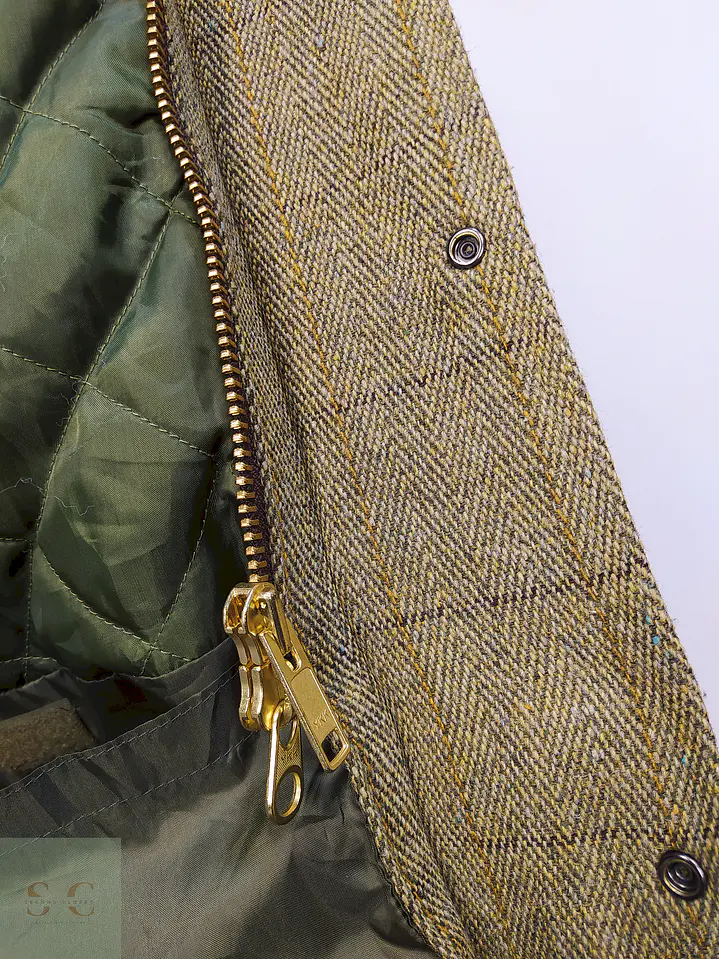 Abrigo Chaquetón Saddle Country Wear England Lana Tweed Talla 2XL 13