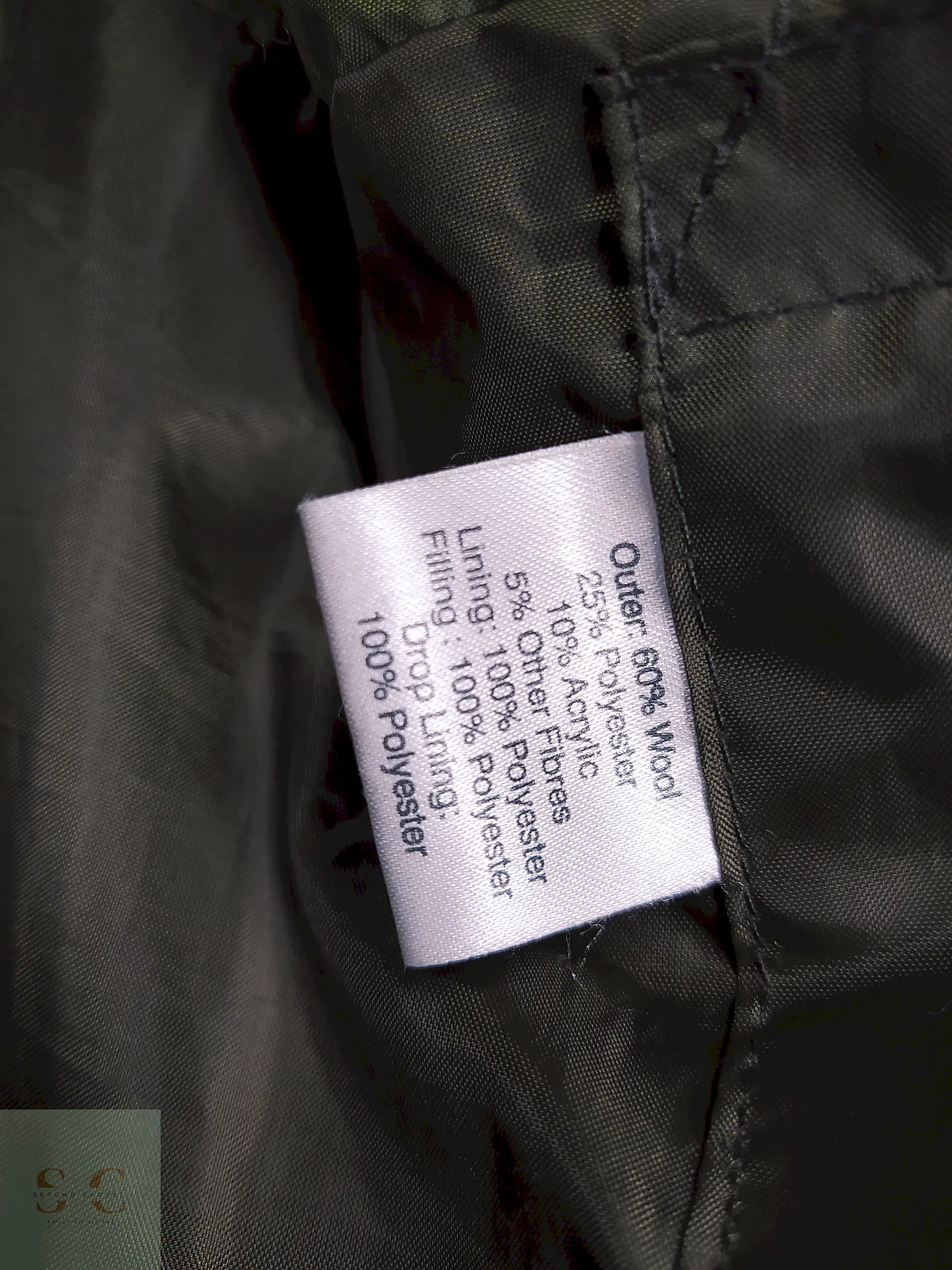 Abrigo Chaquetón Saddle Country Wear England Lana Tweed Talla 2XL 15