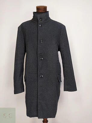 Abrigo Plomo Tailor and Son Lana Talla 2XL