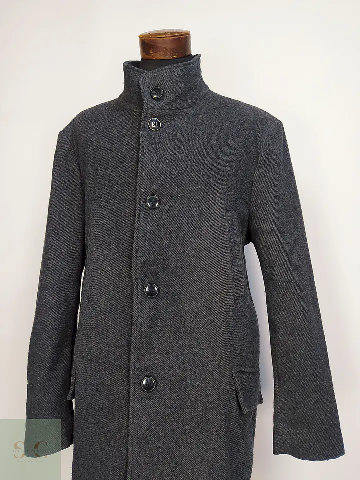 Abrigo Plomo Tailor and Son Lana Talla 2XL 4