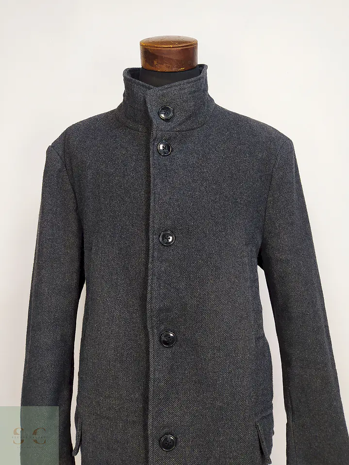 Abrigo Plomo Tailor and Son Lana Talla 2XL 5