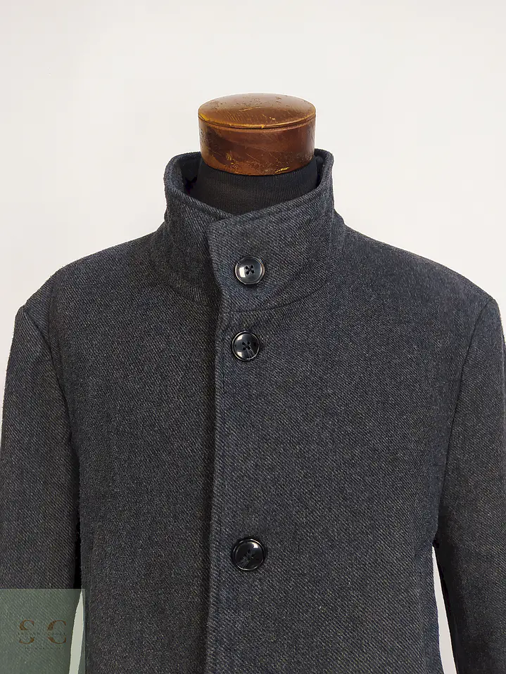Abrigo Plomo Tailor and Son Lana Talla 2XL 6