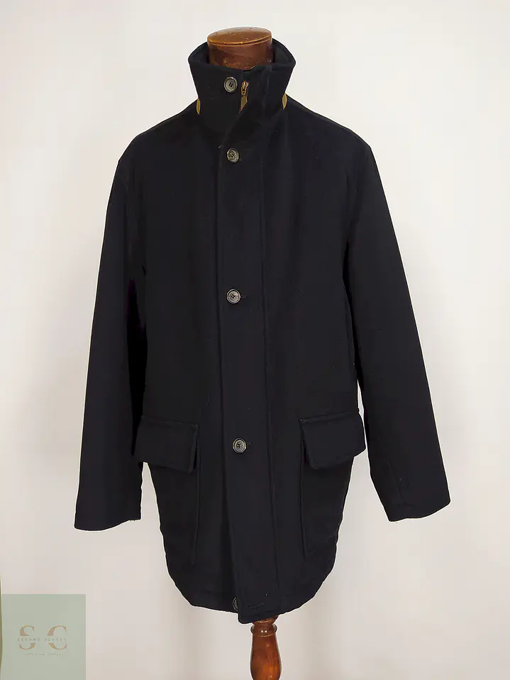 Abrigo Chaquetón Negro Westbury Lana Talla 2XL 1