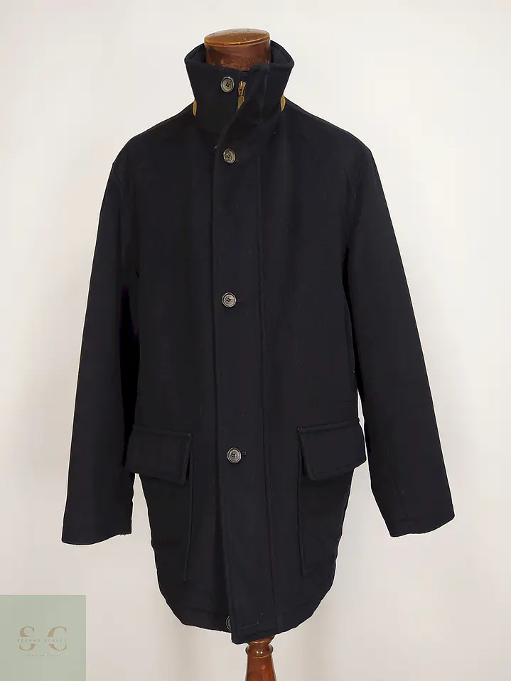 Abrigo Chaquetón Negro Westbury Lana Talla 2XL 2