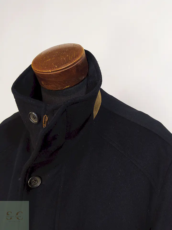 Abrigo Chaquetón Negro Westbury Lana Talla 2XL 5