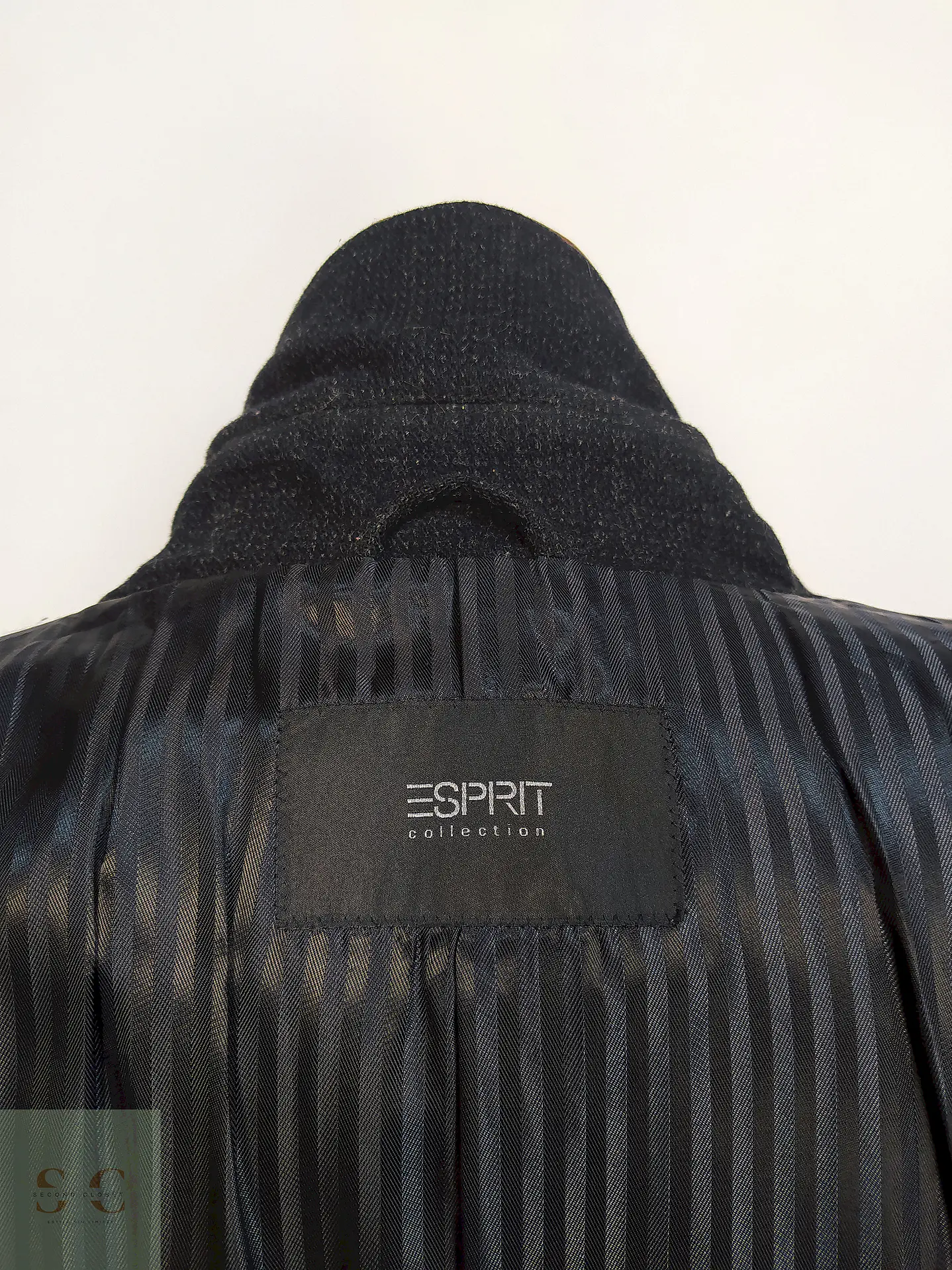 Abrigo Plomo Esprit Lana Virgen Talla LXL 13