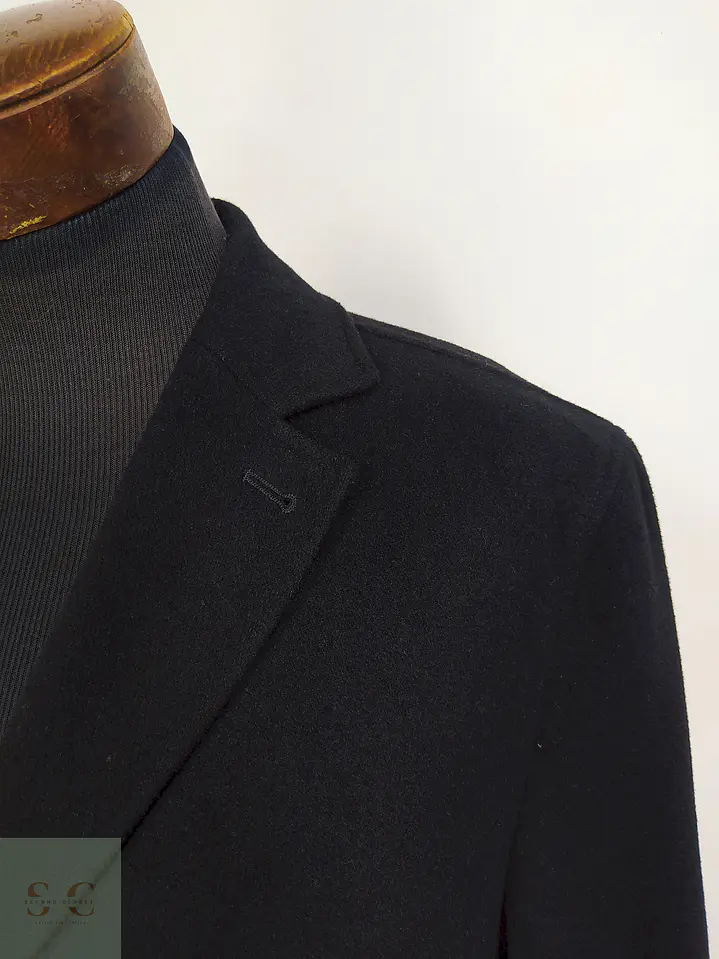 Abrigo Bugatti Negro Lana Virgen Cashmere Talla L 3