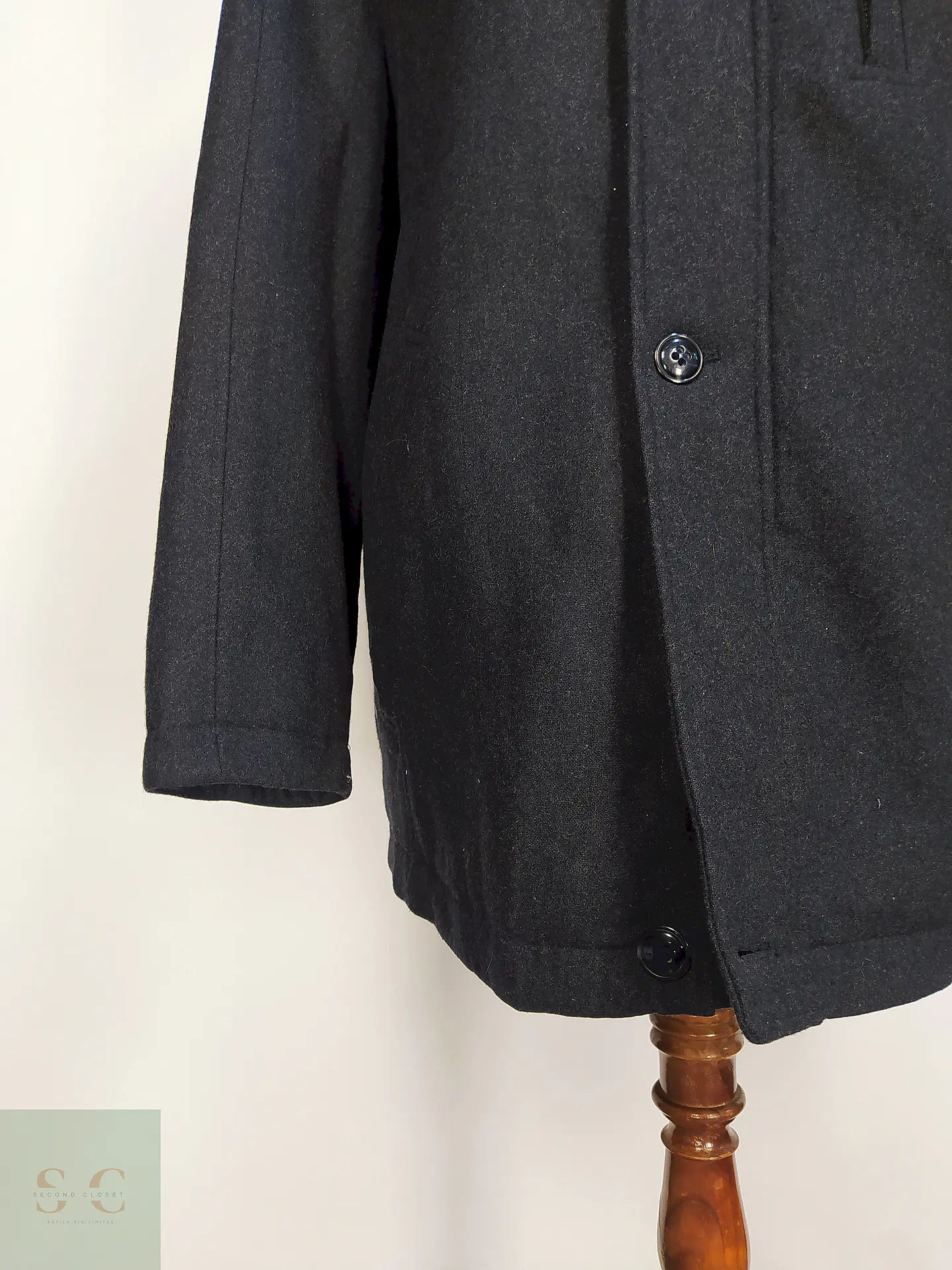 Chaquetón Impermeable Júpiter Plomo Lana Talla 2XL 2