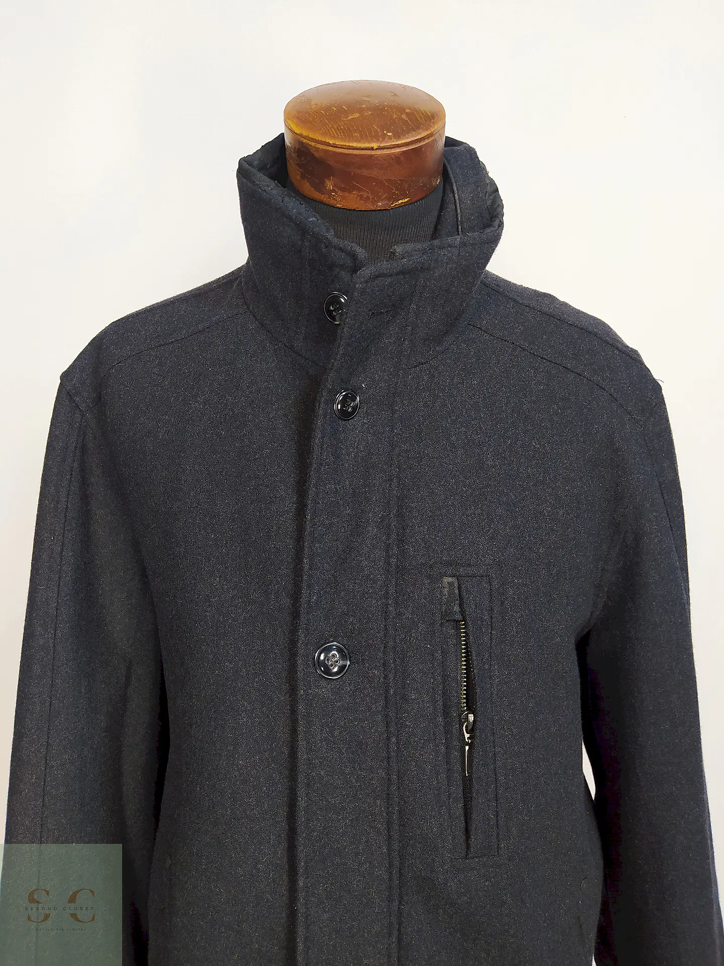 Chaquetón Impermeable Júpiter Plomo Lana Talla 2XL 6