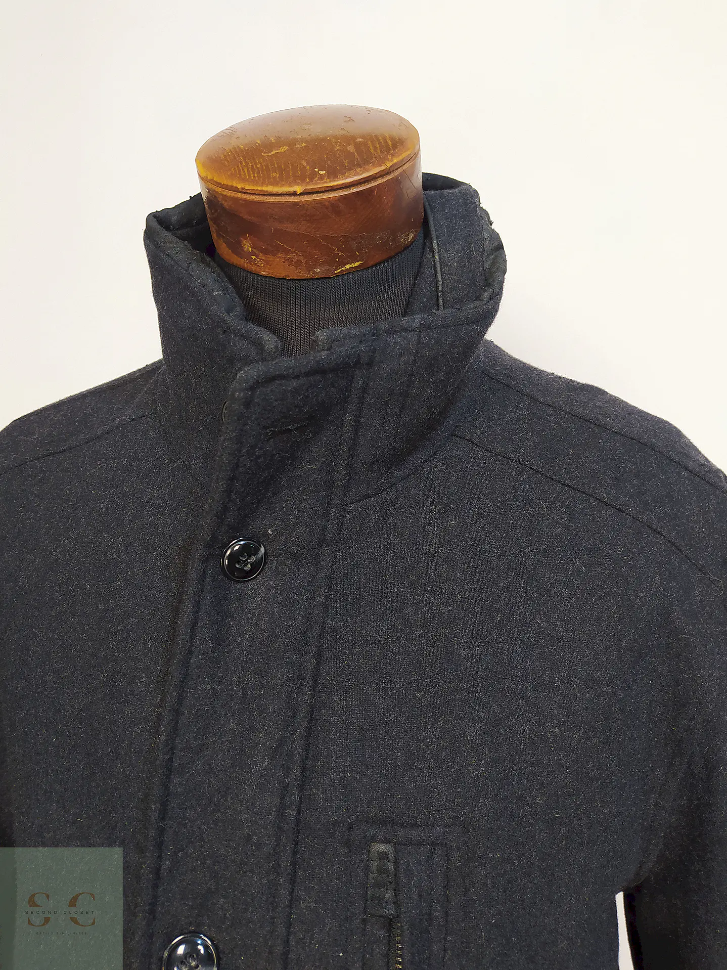 Chaquetón Impermeable Júpiter Plomo Lana Talla 2XL 7