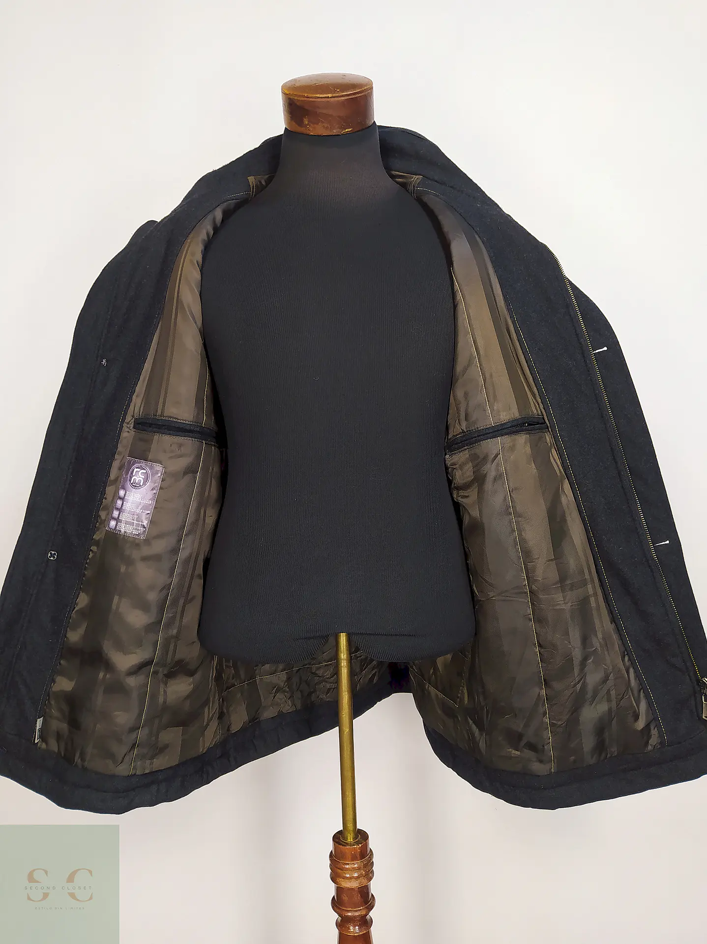 Chaquetón Impermeable Júpiter Plomo Lana Talla 2XL 13