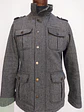 Chaqueta Abrigo Smog Plomo Espiga Lana Talla SM - Miniatura 4