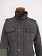 Chaqueta Abrigo Smog Plomo Espiga Lana Talla SM - Miniatura 2