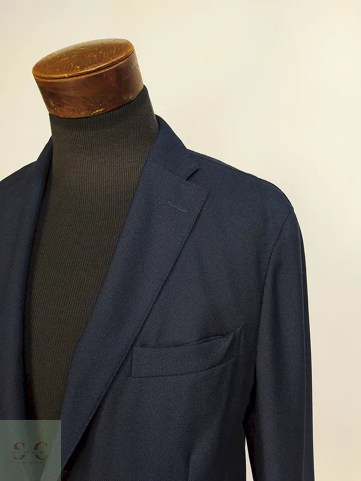 Blazer Boglioli Azul 100% Lana Virgem Talla M 5