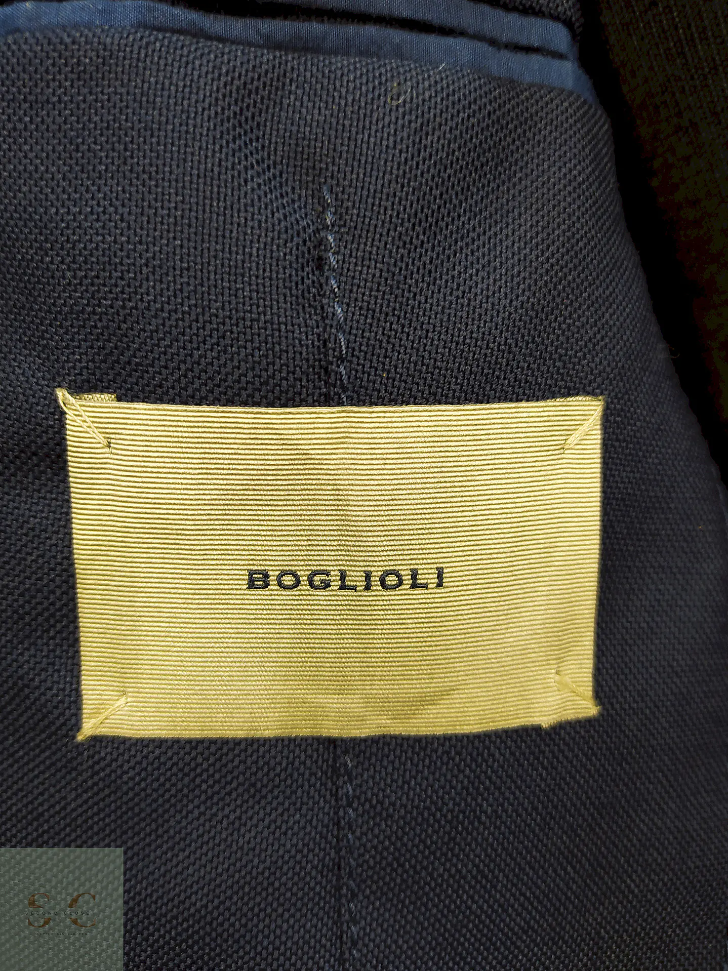 Blazer Boglioli Azul 100% Lana Virgem Talla M 8