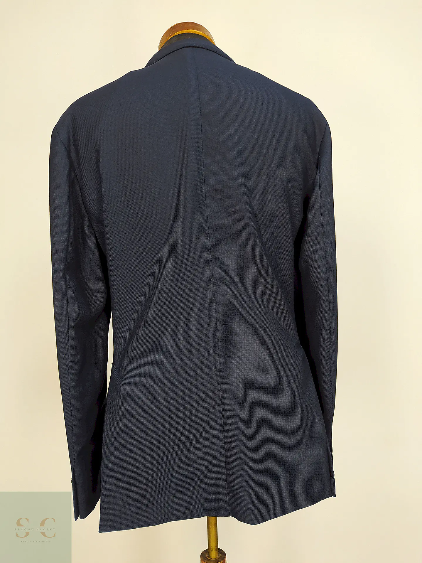 Blazer Boglioli Azul 100% Lana Virgem Talla M 11