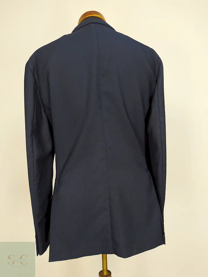 Blazer Boglioli Azul 100% Lana Virgem Talla M 11