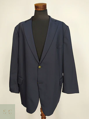 Blazer Klotz Azul Oscuro Lana Virgen Talla 3XL