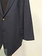 Blazer Klotz Azul Oscuro Lana Virgen Poliéster Elastano Talla XXXL - Miniatura 4