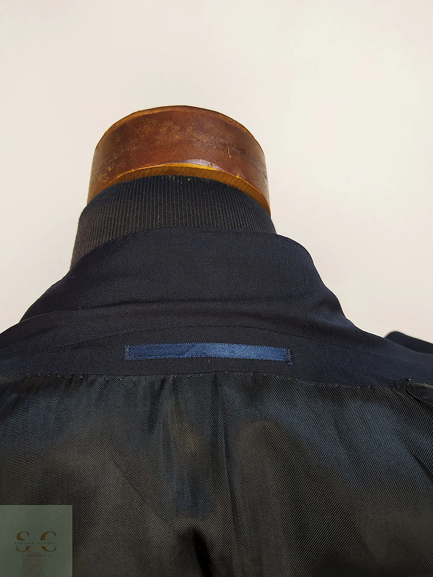 Blazer Eduard Dressler Azul 100% Lana Virgen Talla ML 13