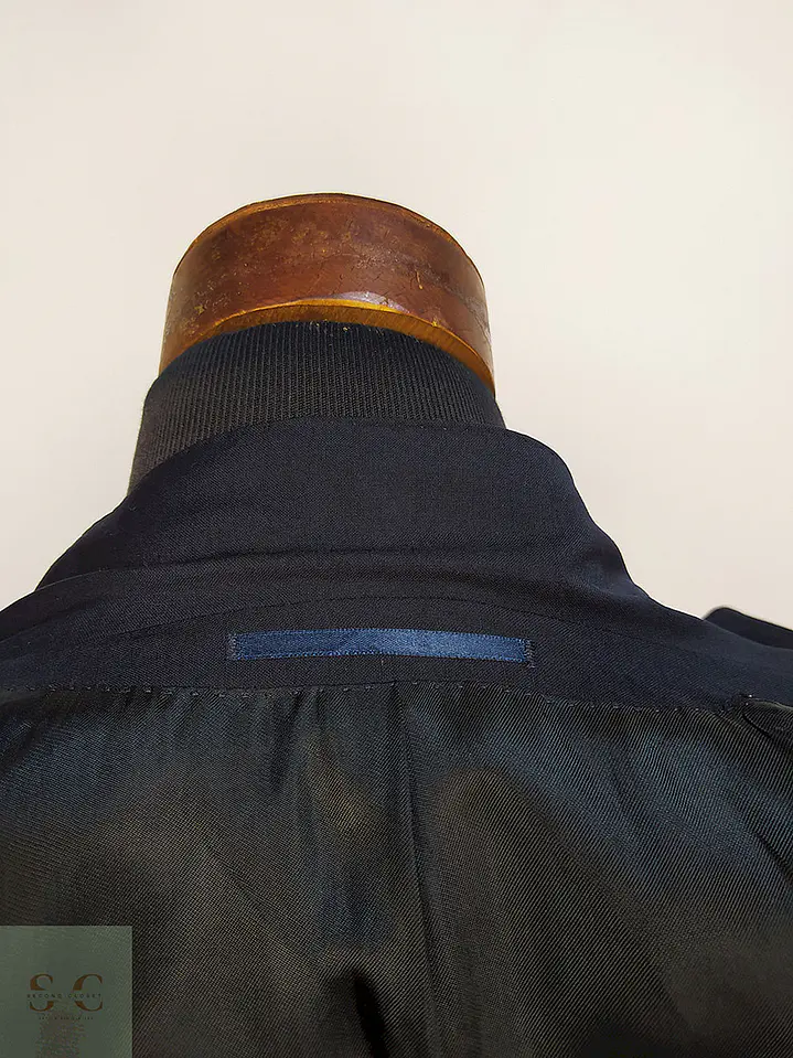 Blazer Eduard Dressler Azul 100% Lana Virgen Talla ML 13