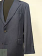 Blazer Vintage Azul Rayas Reda Super 100 Lana Virgen Talla XL - Miniatura 4