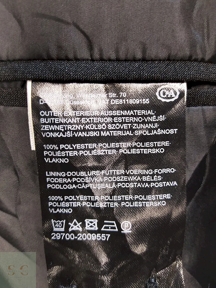 Blazer Canda Negro Poliéster Talla XXL 9