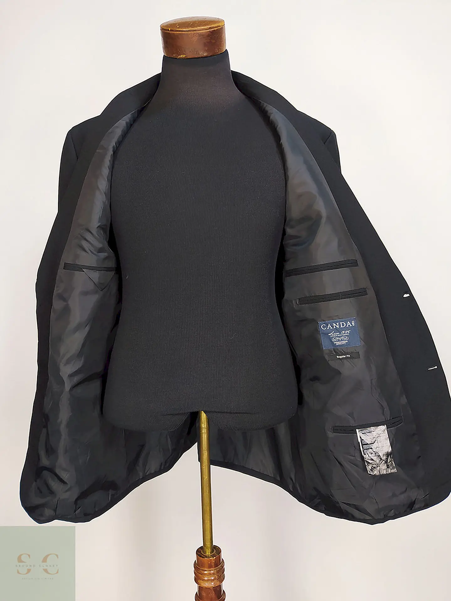Blazer Canda Negro Poliéster Talla XXL 11