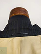 Blazer Vintage Negro Rayas Poliéster Viscosa Talla ML - Miniatura 12