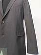 Blazer S. Oliver Plomo Rayas Poliéster Viscosa Elastano Talla XL - Miniatura 3