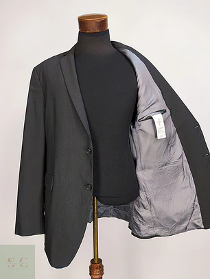 Blazer S. Oliver Plomo Rayas Talla XL
