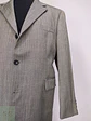 Blazer Abrams Gris Espiga Lana Virgen Seda Lino Tela Ansons Talla XXL - Miniatura 4