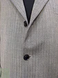 Blazer Abrams Gris Espiga Lana Virgen Seda Lino Tela Ansons Talla XXL - Miniatura 6